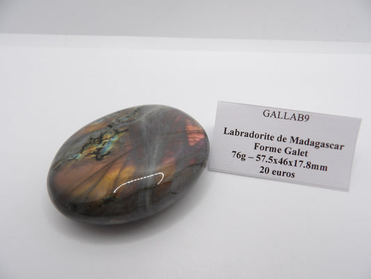 Galet Labradorite