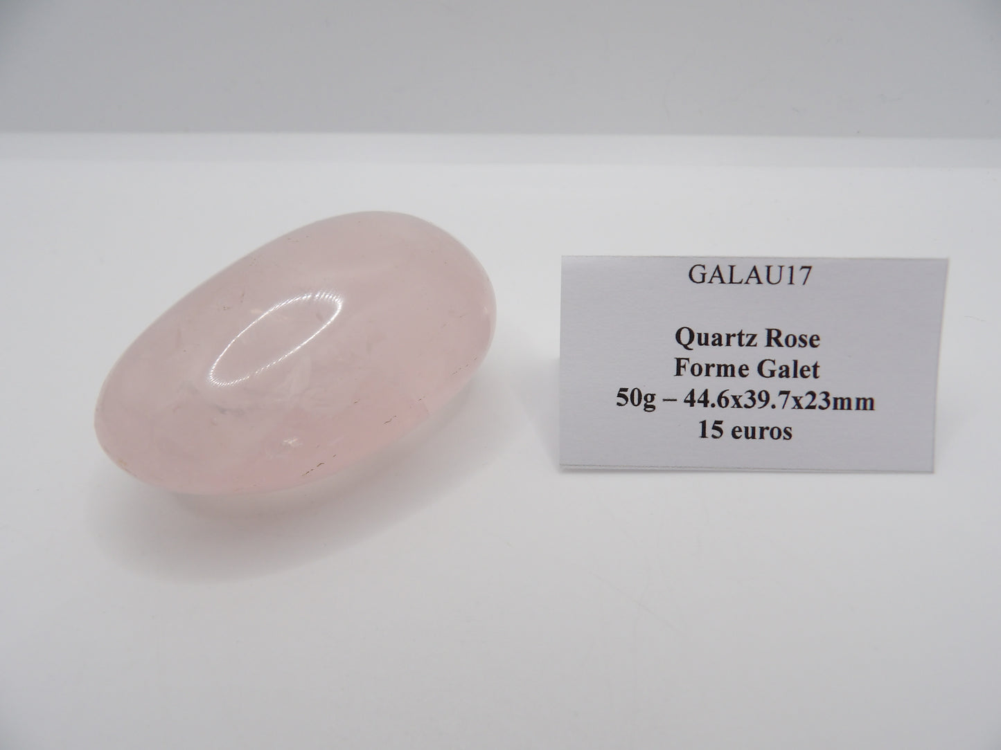 Galet Quartz Rose