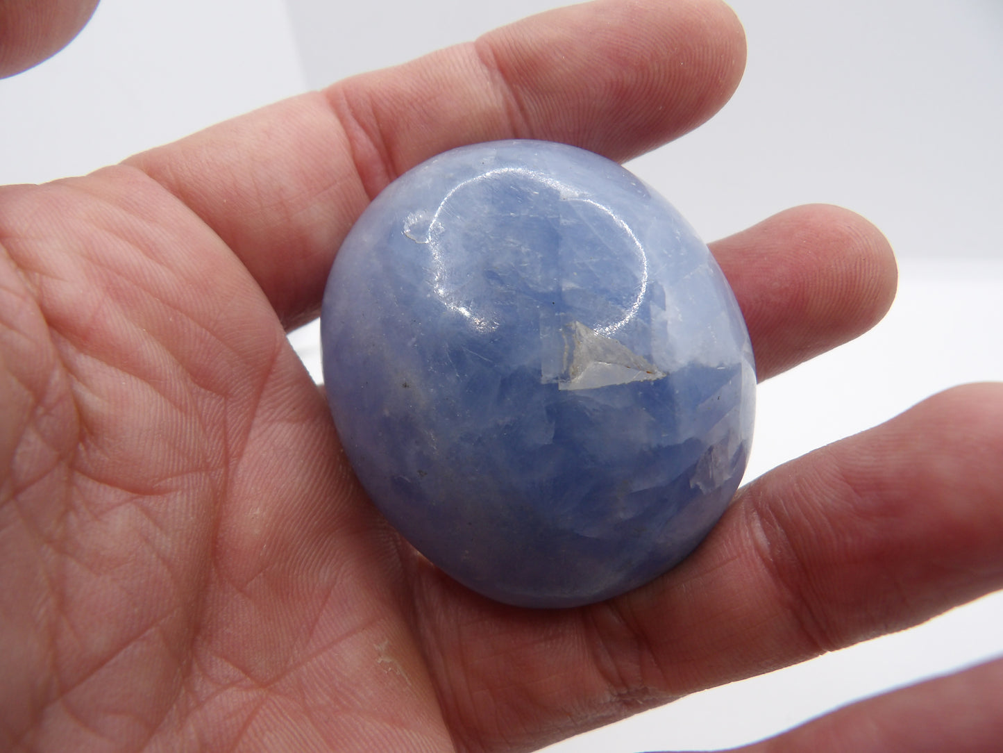 Galet Calcite Bleu