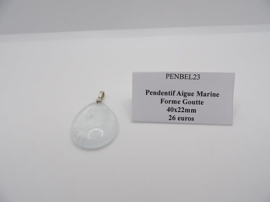 Pendentif Aigue Marine