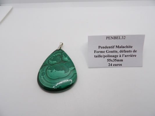 Pendentif Malachite