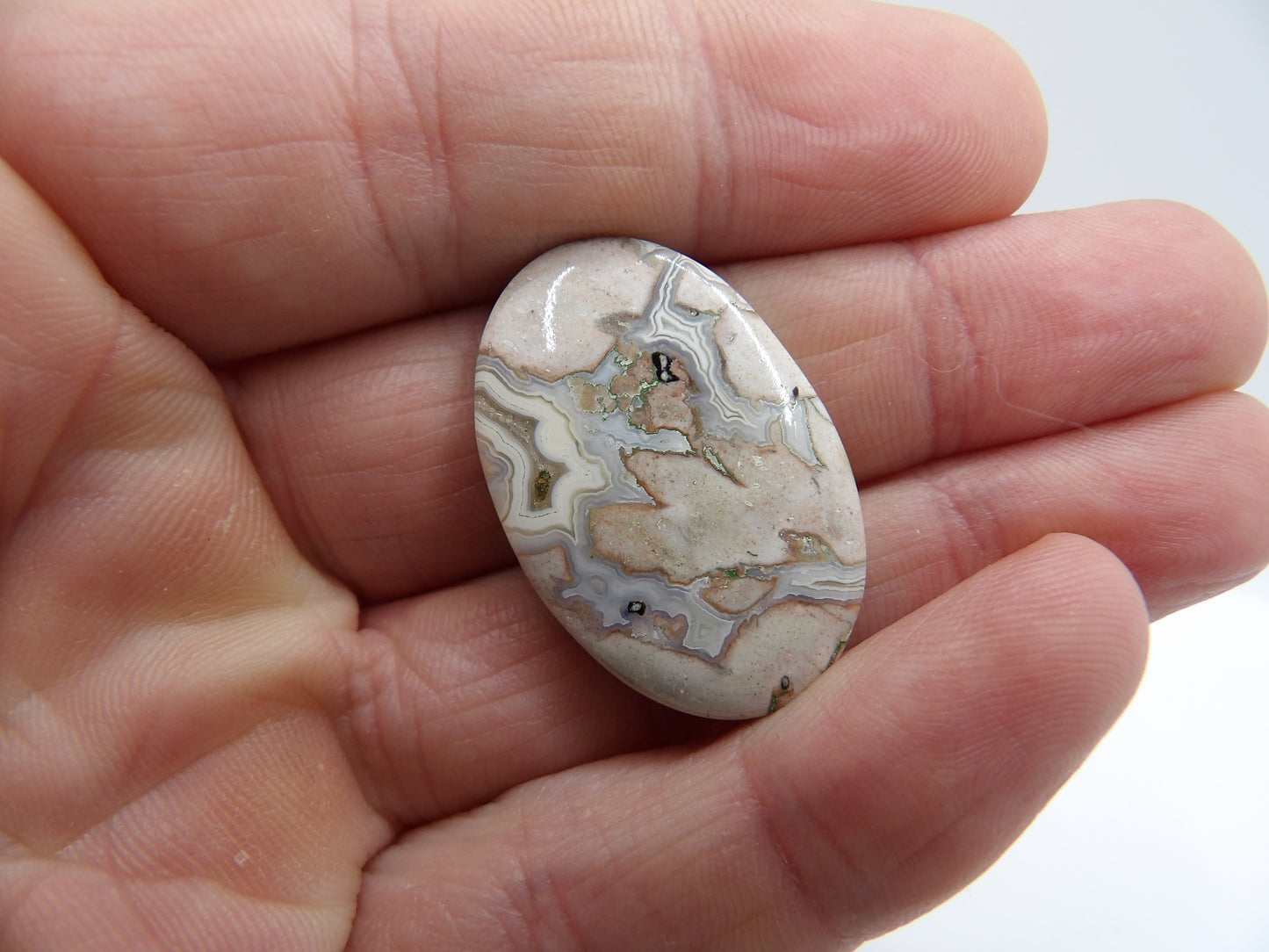 Cabochon Agate Crazy Lace