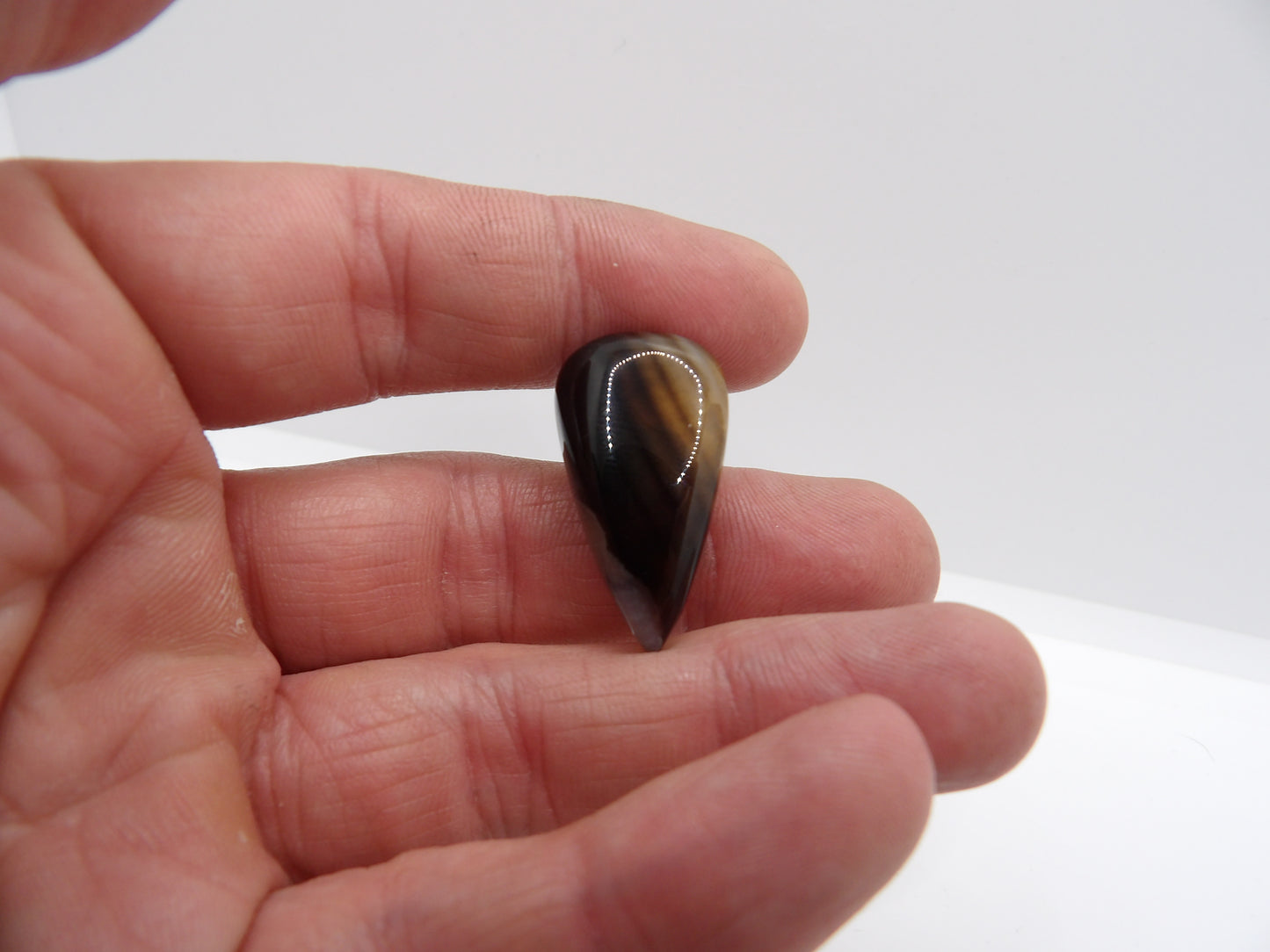 Cabochon Agate Noire