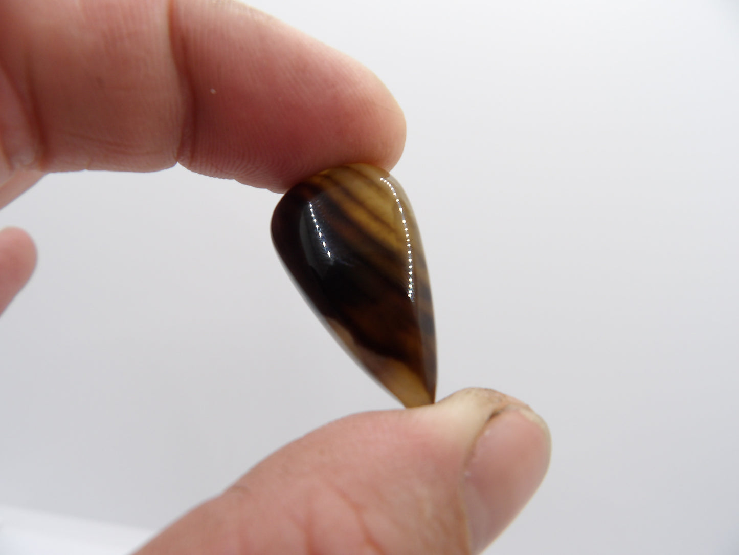 Cabochon Agate Noire