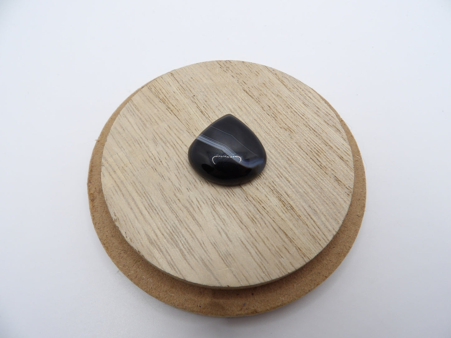 Cabochon Agate Noire