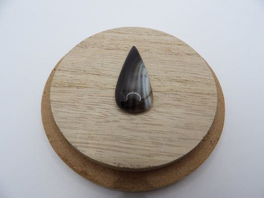 Cabochon Agate Noire