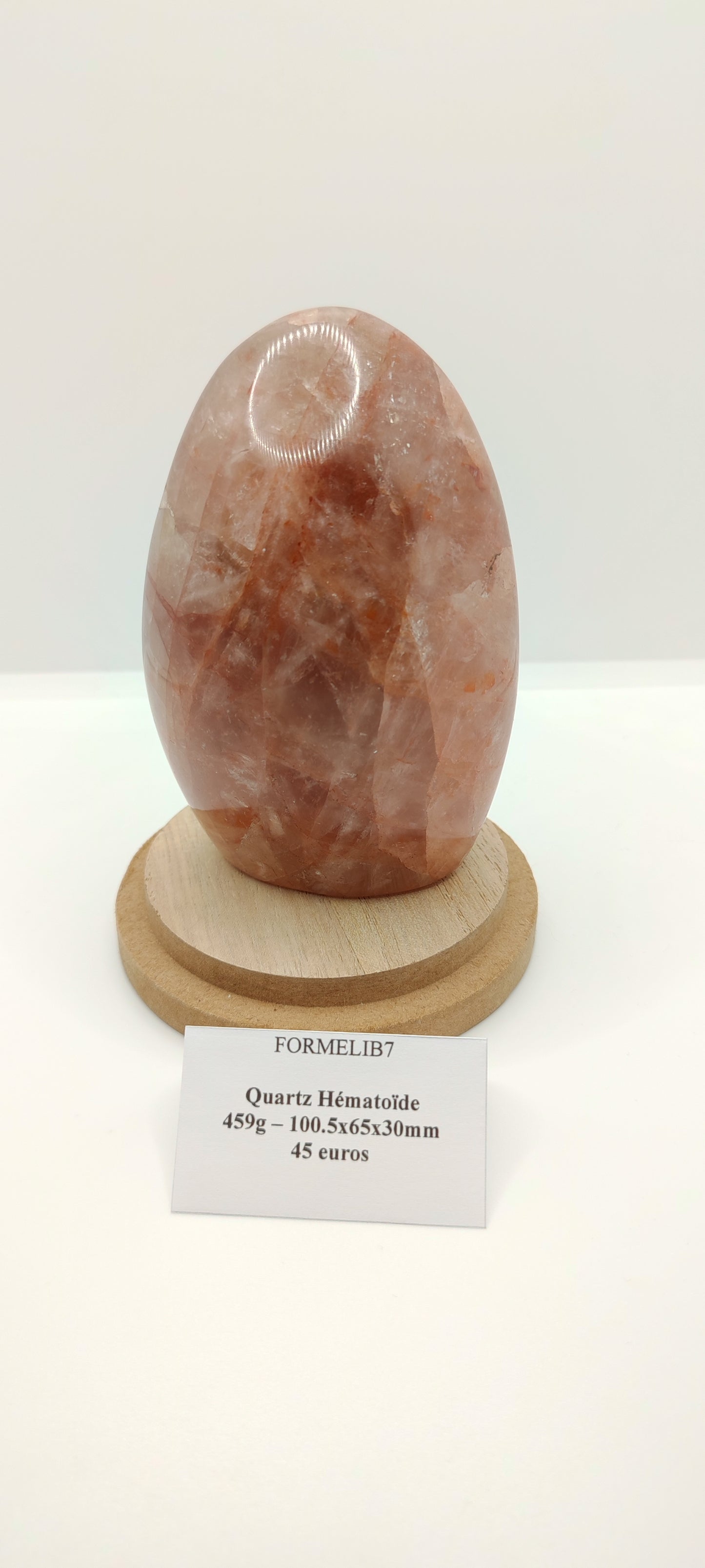 Forme Libre Quartz Hématoïde