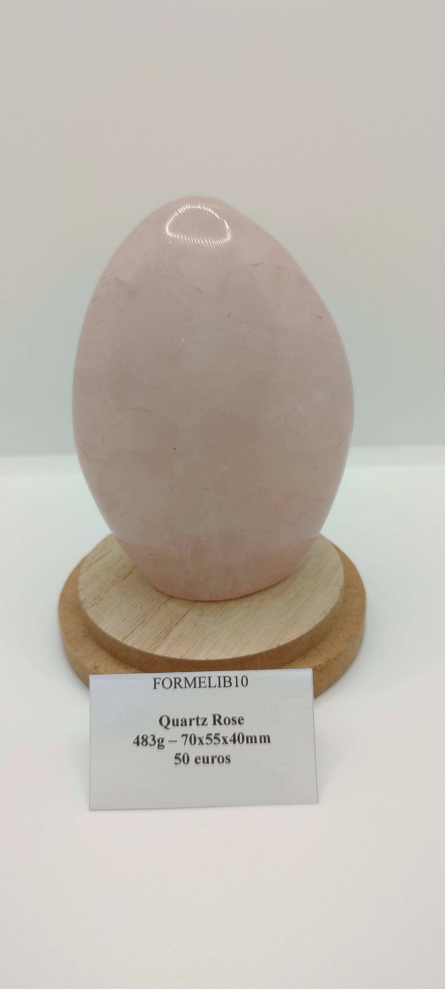 Forme Libre Quartz Rose