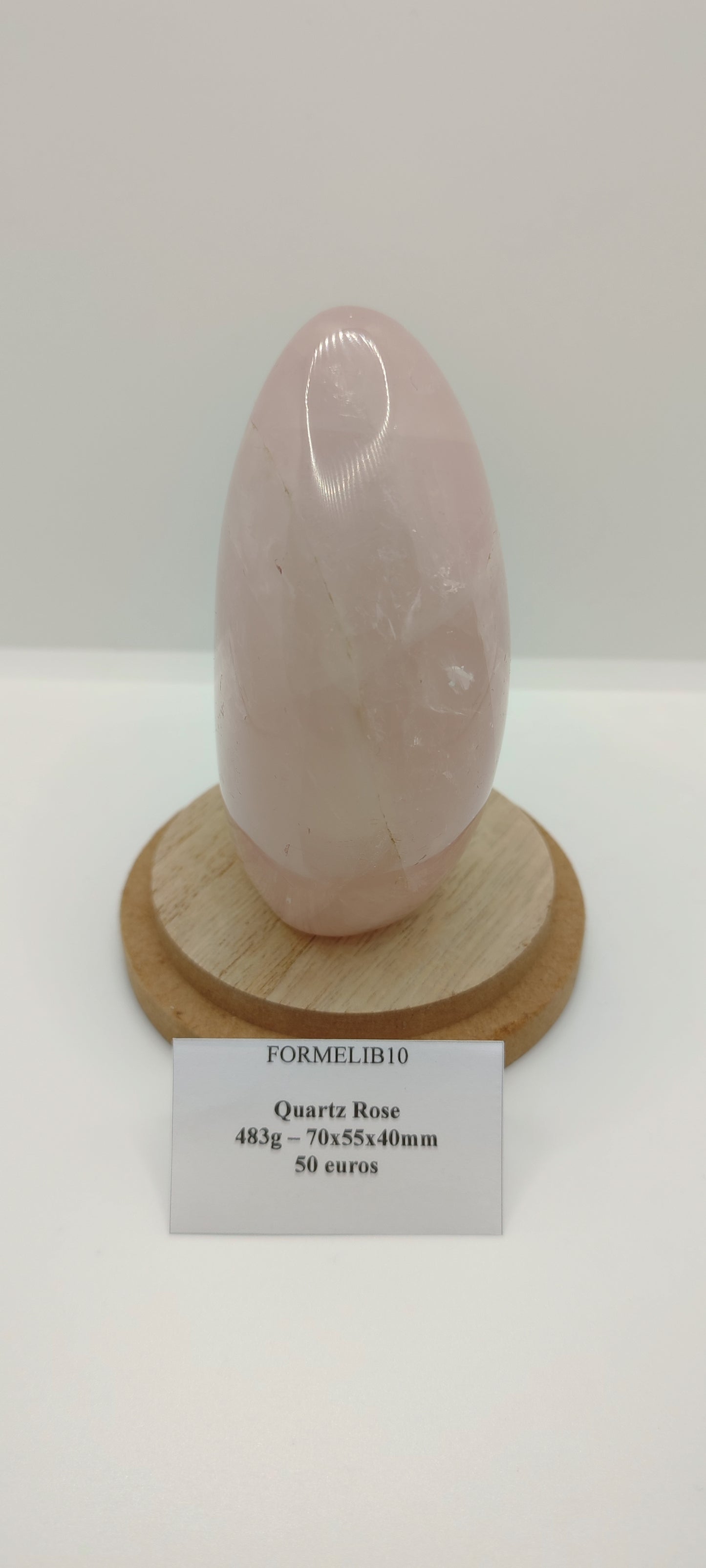 Forme Libre Quartz Rose