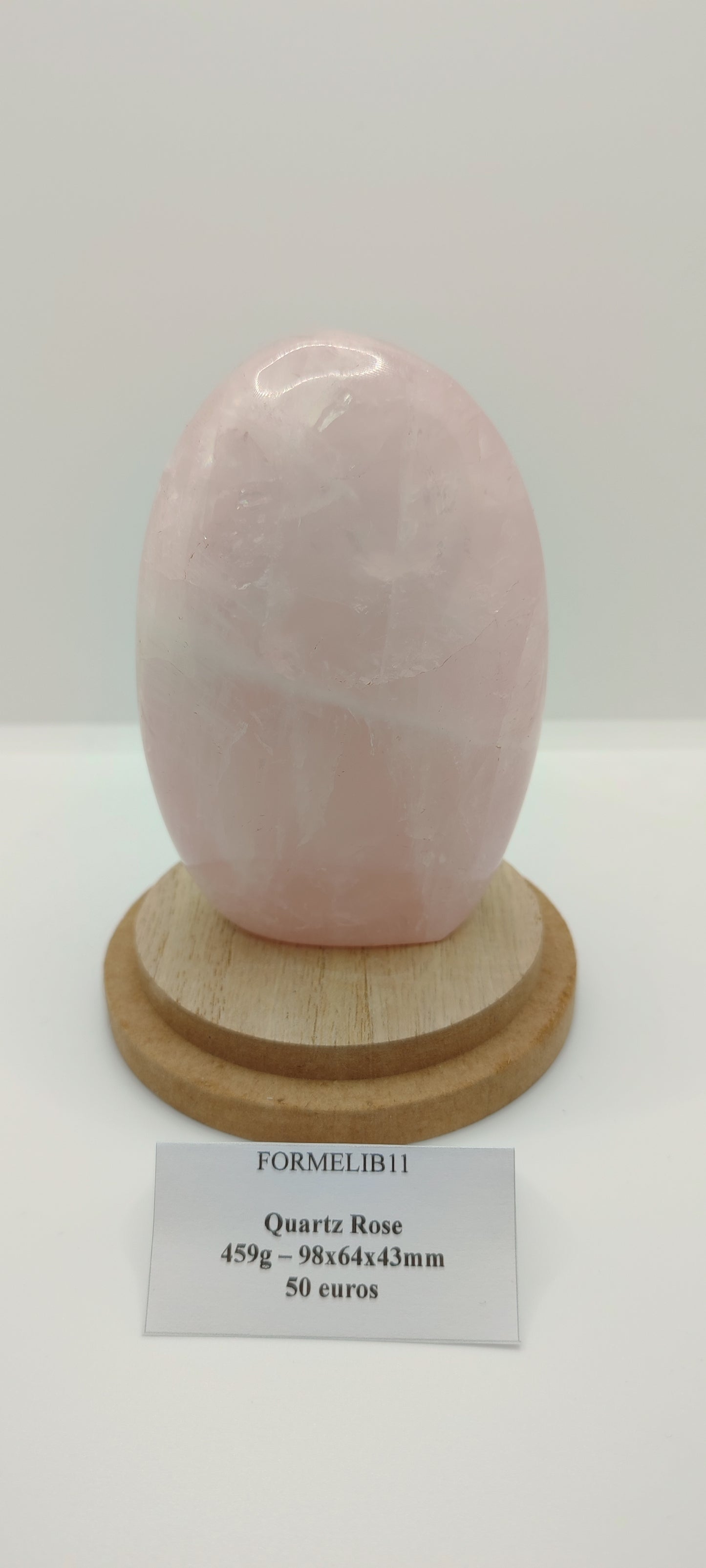 Forme Libre Quartz Rose