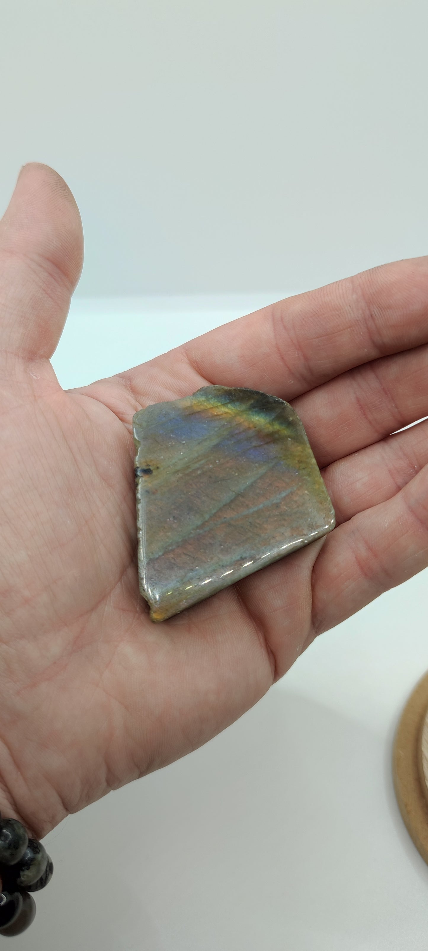 Labradorite : Morceau Semi poli