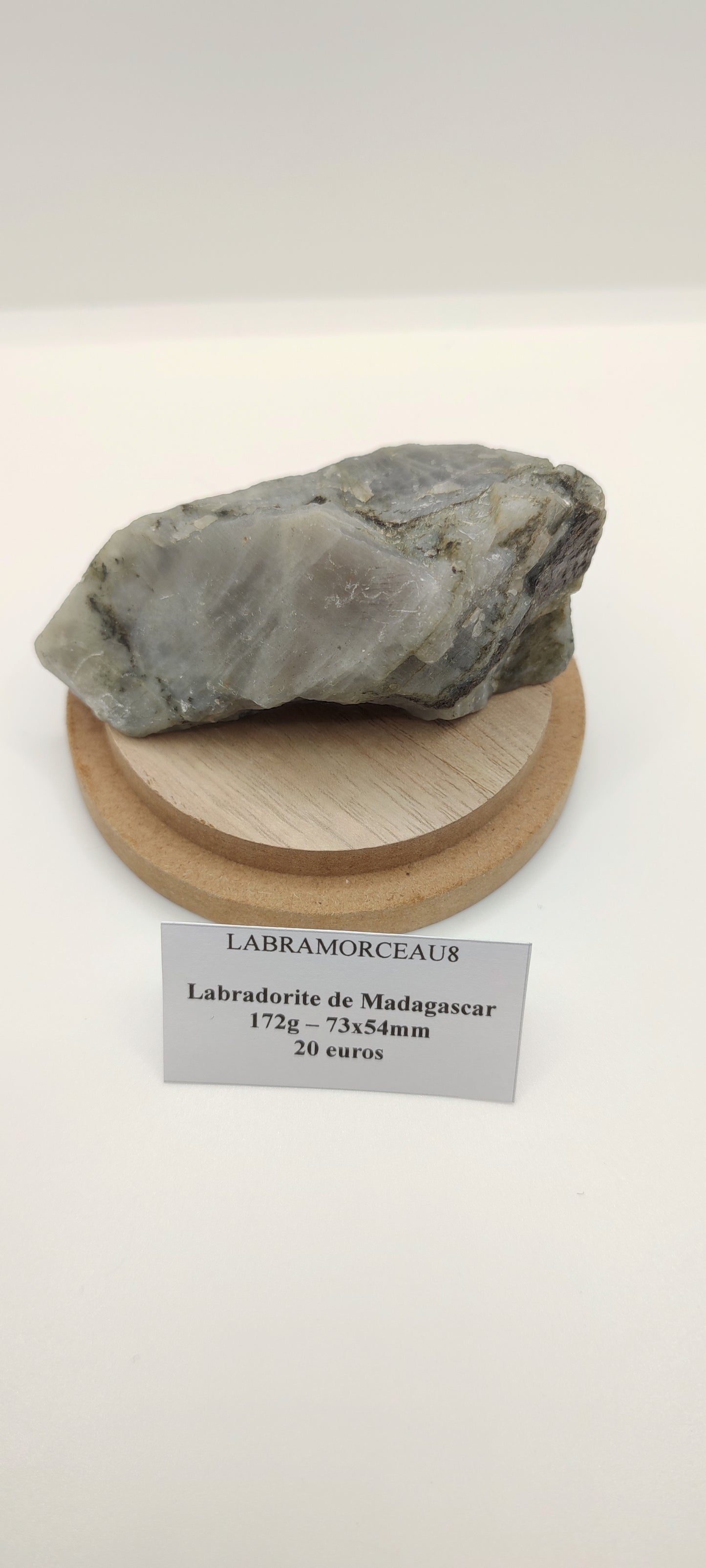 Labradorite : Morceau Semi poli