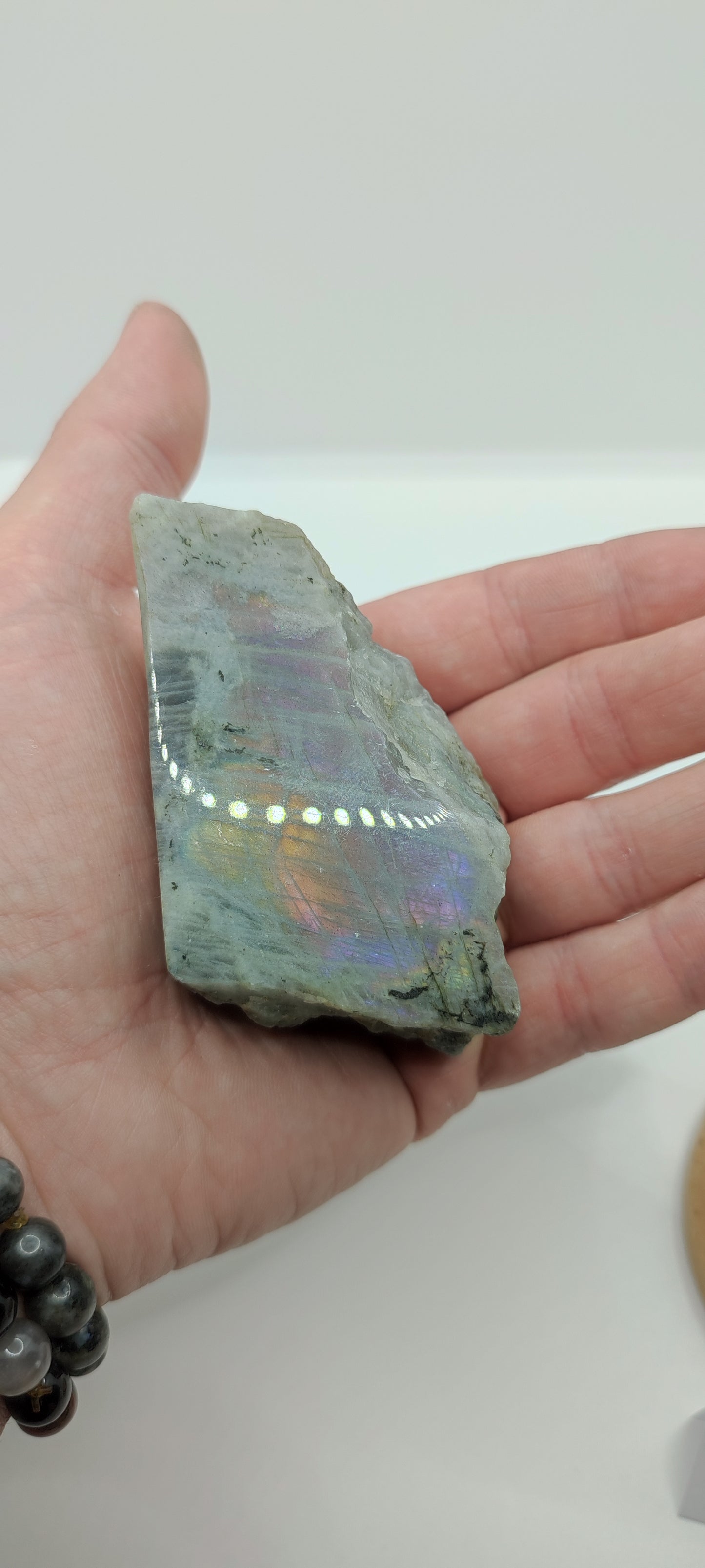 Labradorite : Morceau Semi poli