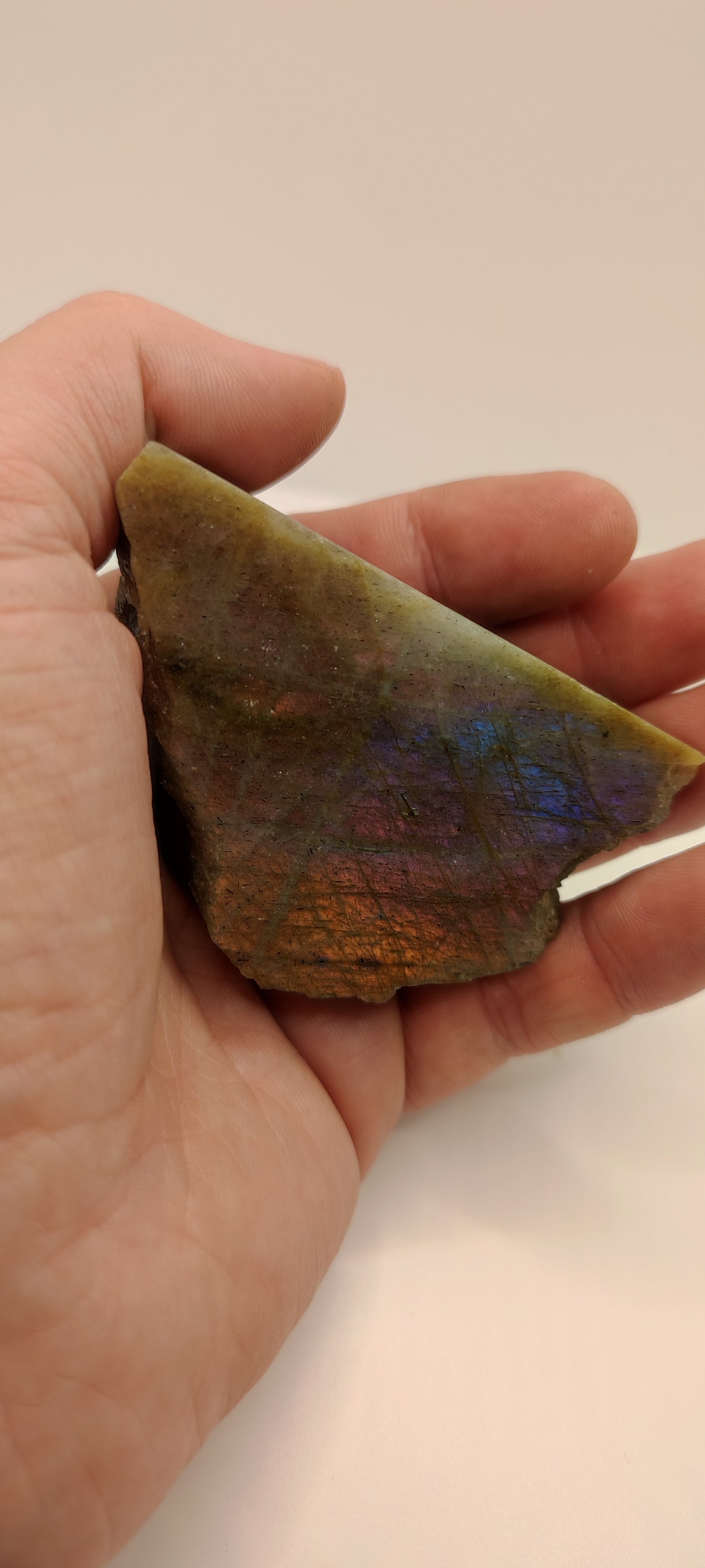 Labradorite : Morceau Semi poli