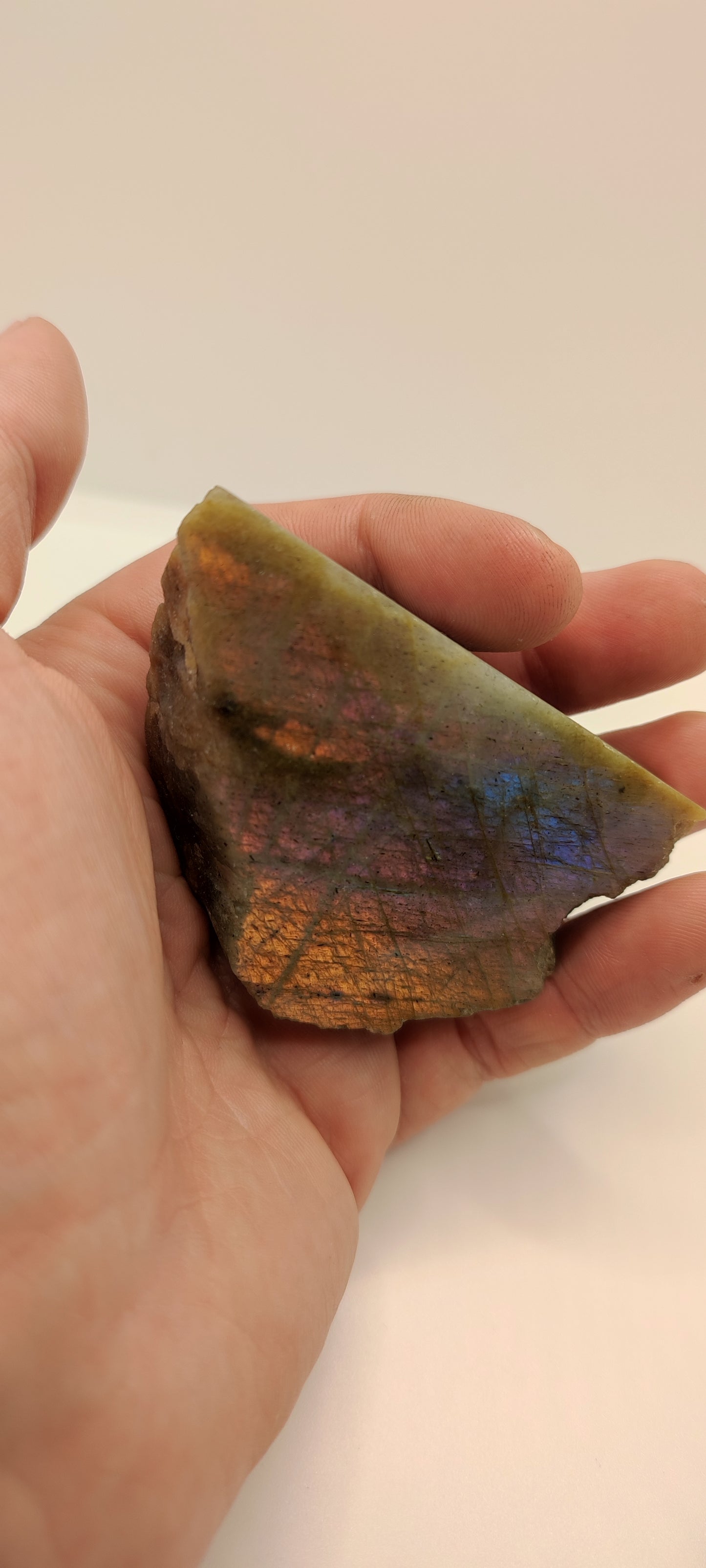 Labradorite : Morceau Semi poli