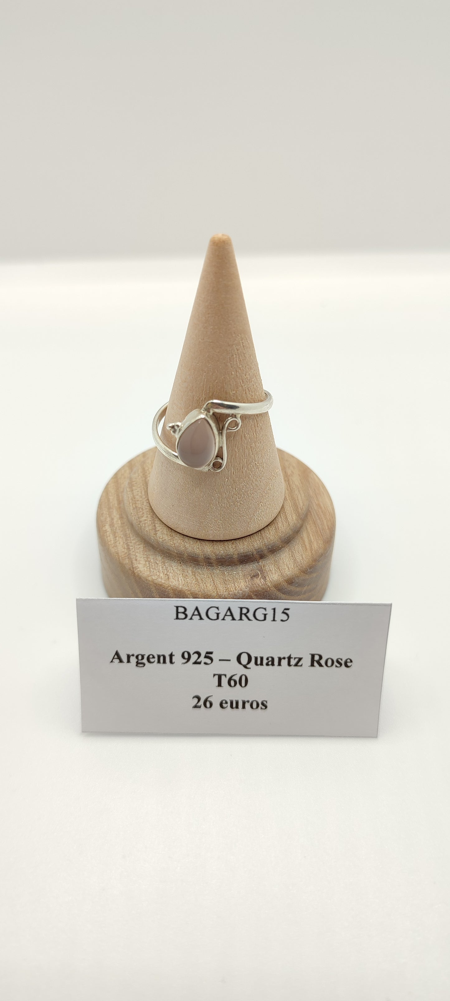 Bague Quartz Rose