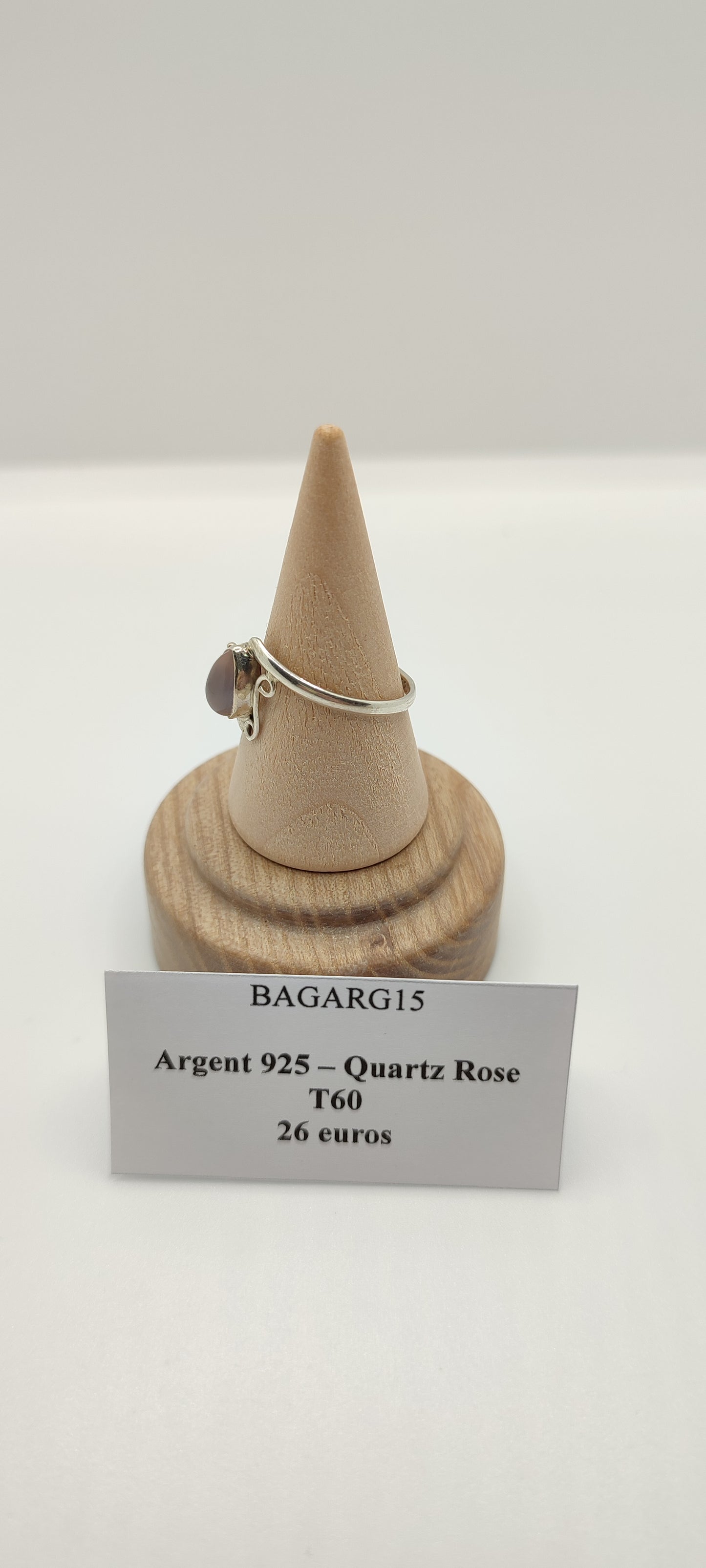 Bague Quartz Rose