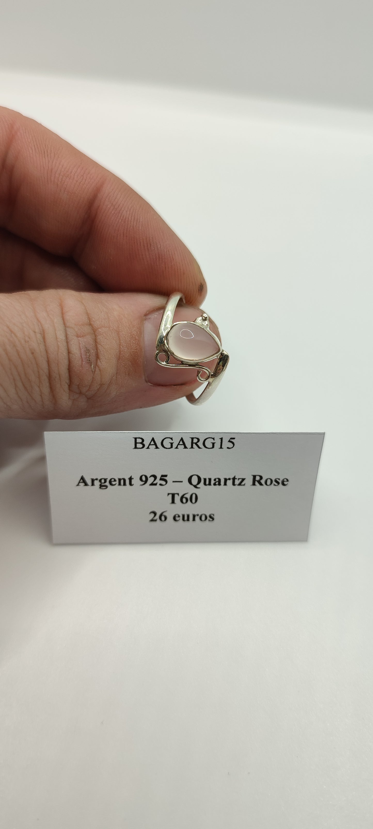 Bague Quartz Rose