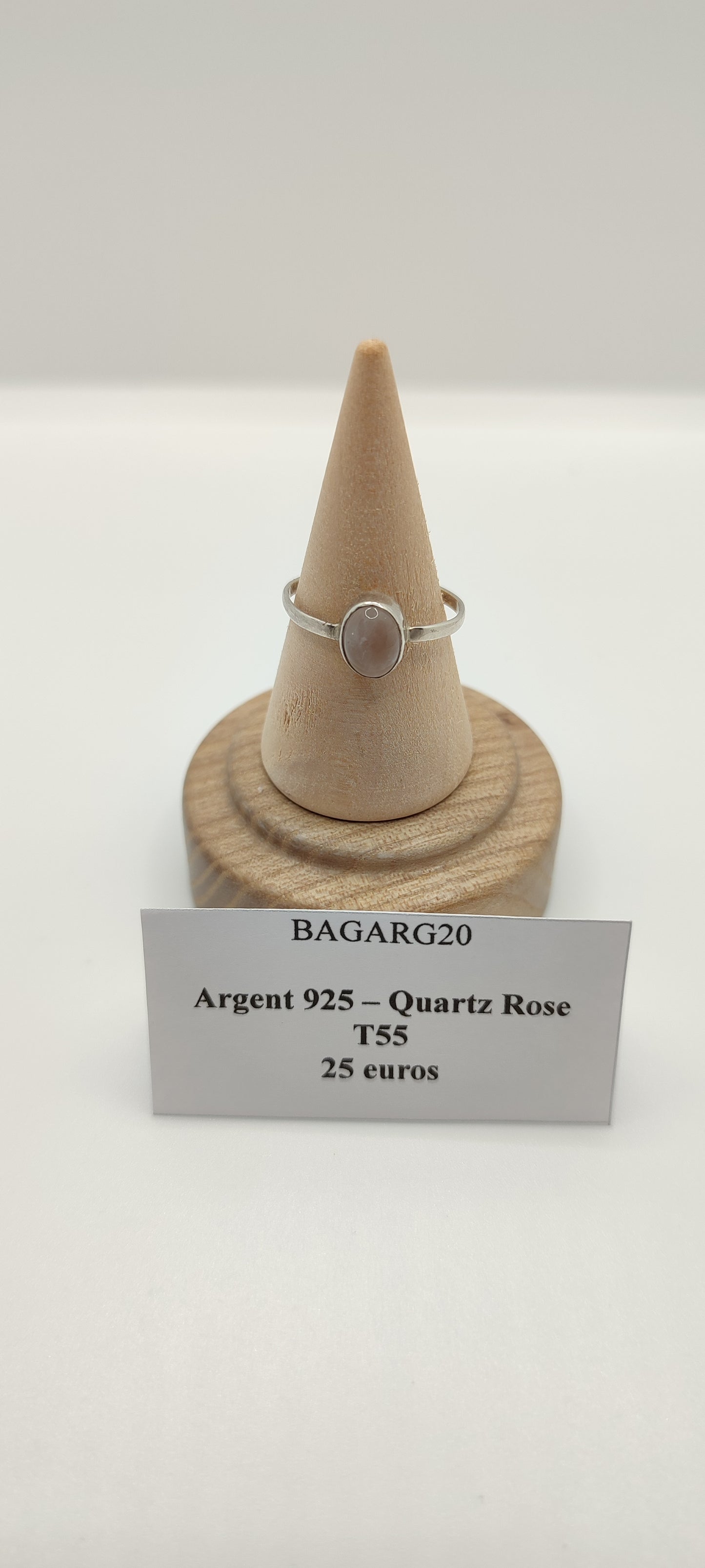 Bague Quartz Rose