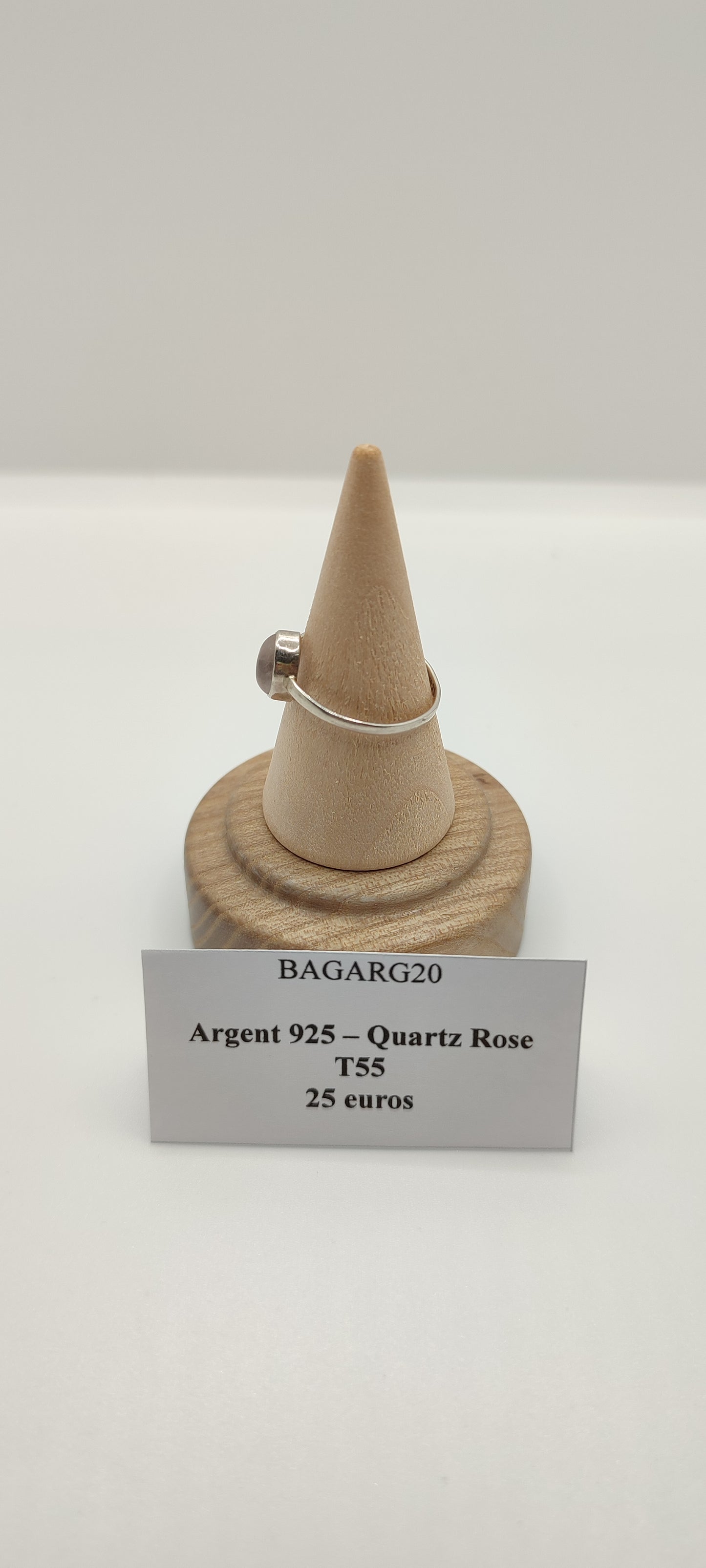 Bague Quartz Rose