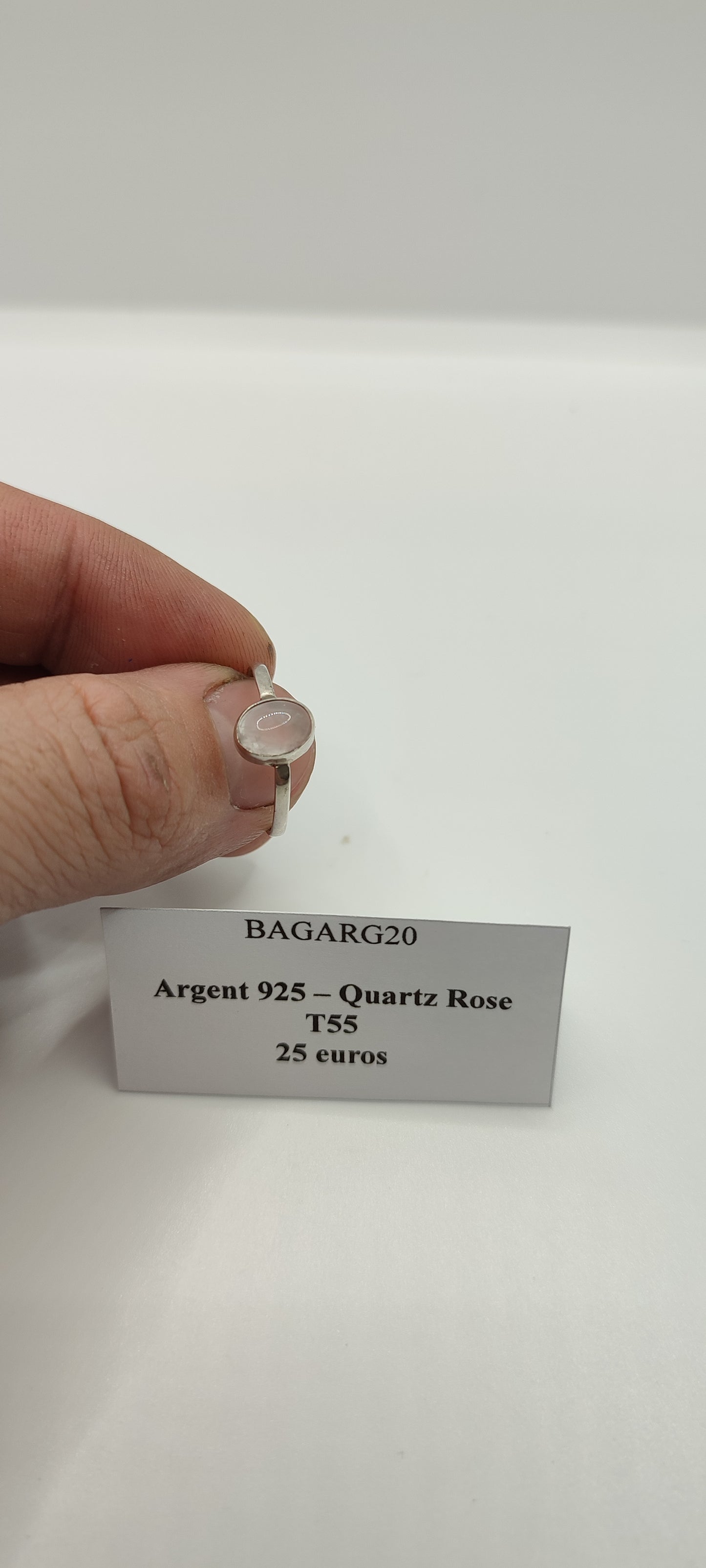 Bague Quartz Rose