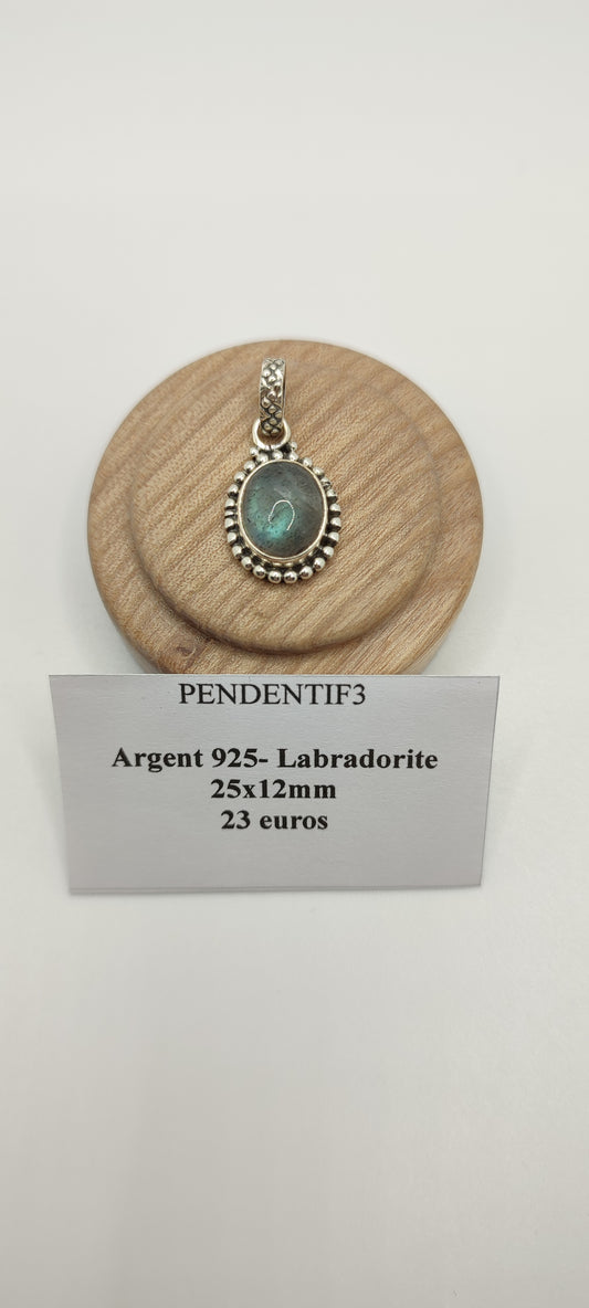 Pendentif Labradorite