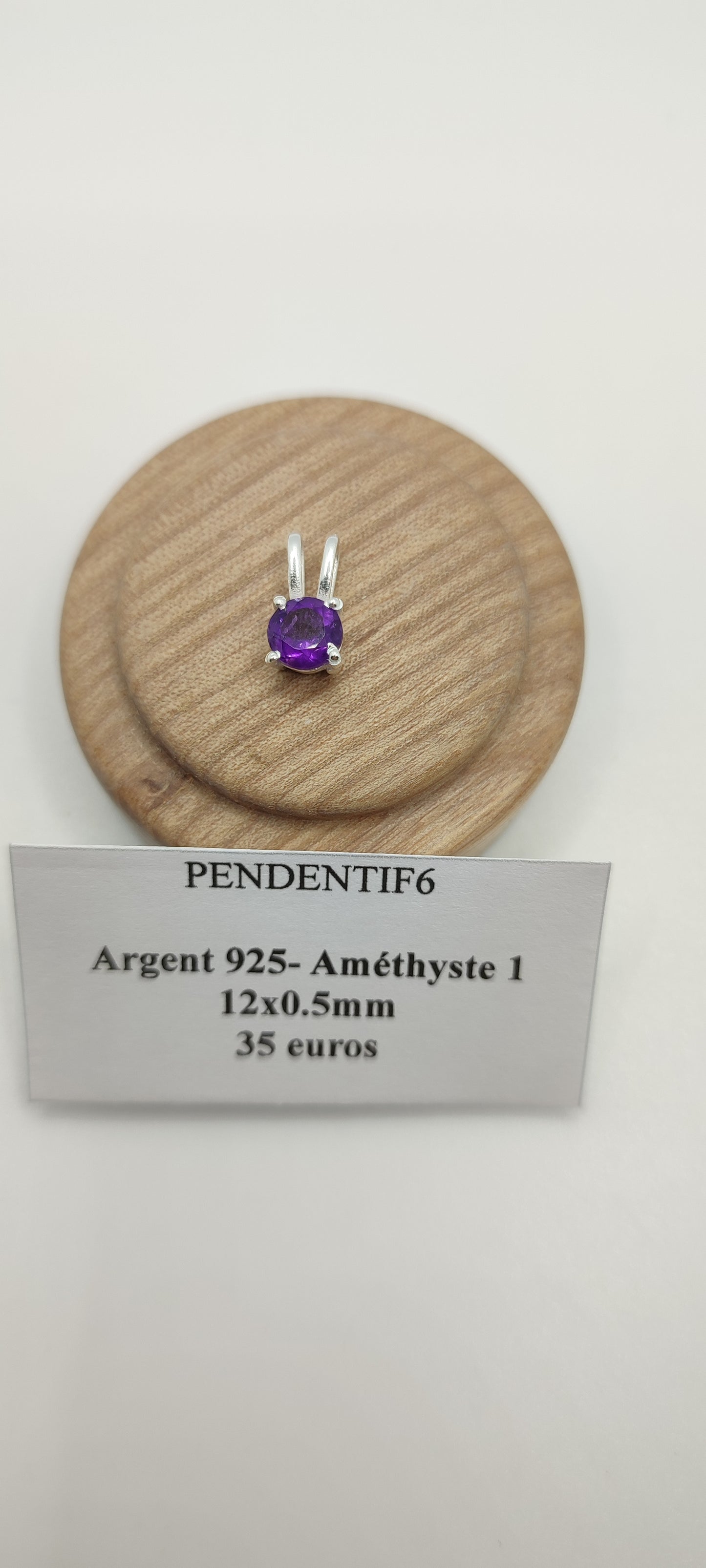 Pendentif Améthyste