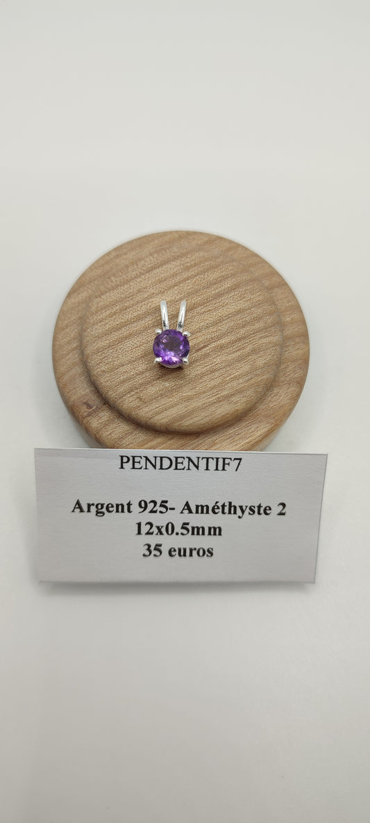 Pendentif Améthyste