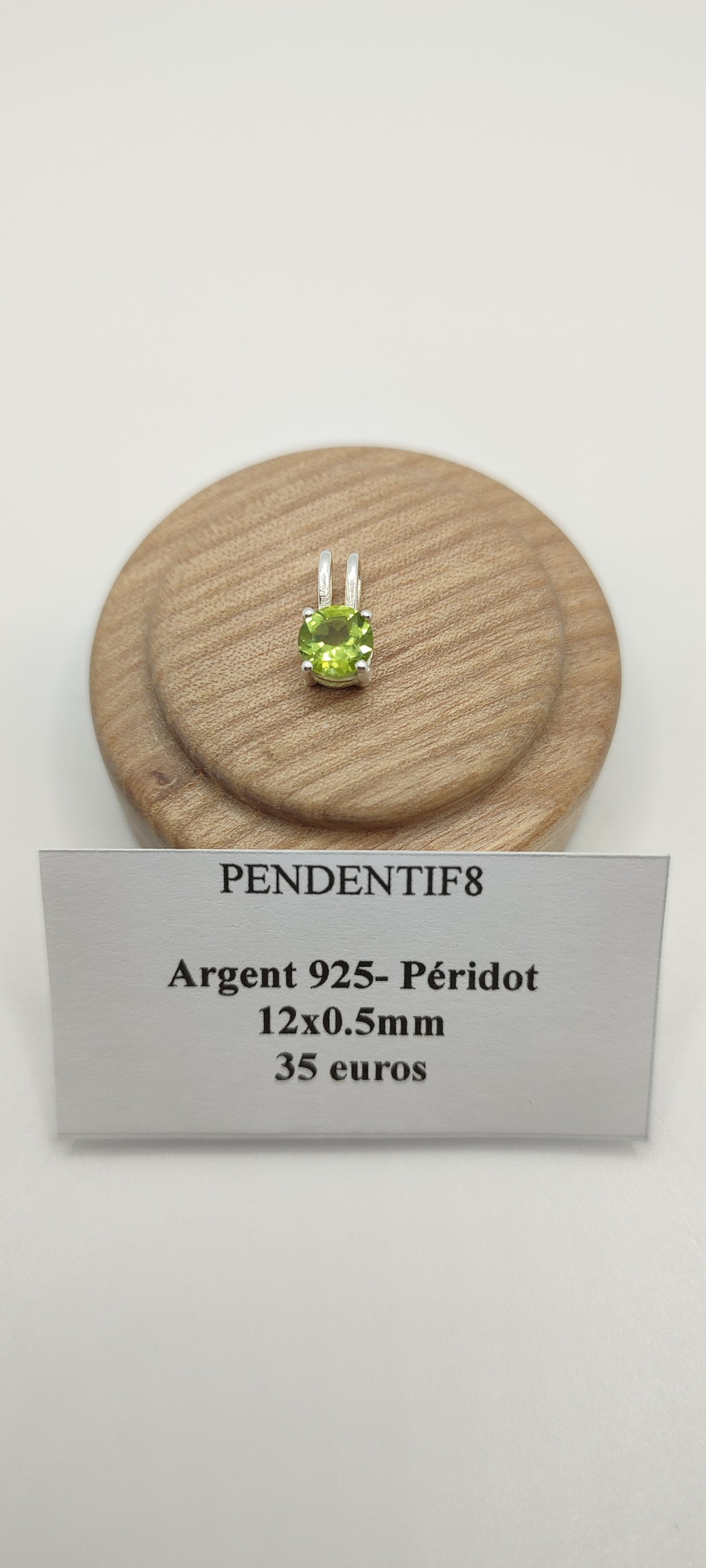 Pendentif Péridot