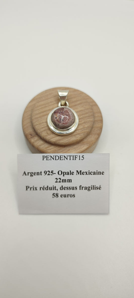 Pendentif Opale Mexicaine