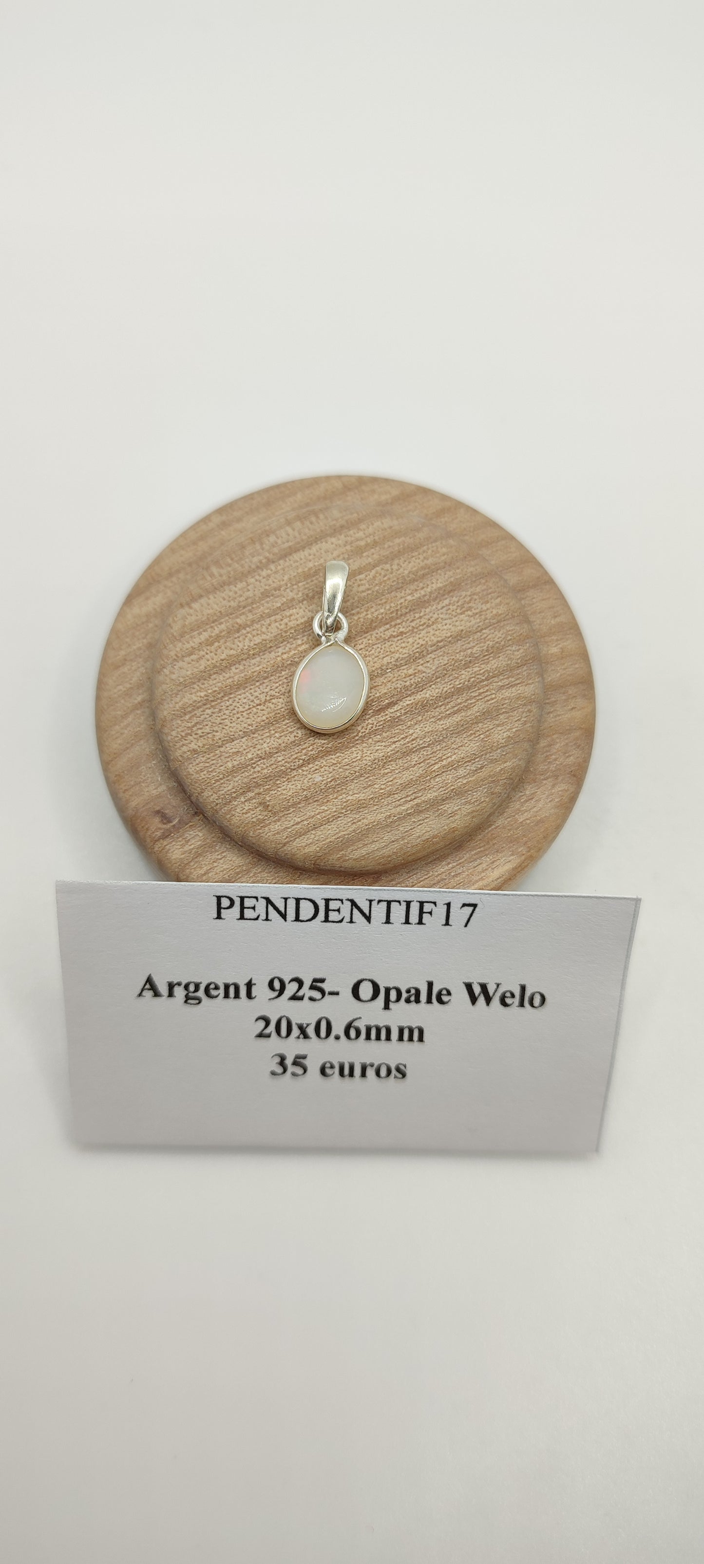 Pendentif Opale Welo