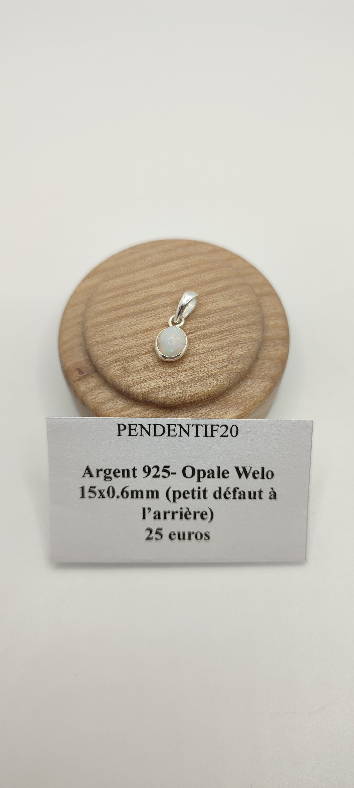 Pendentif Opale Welo