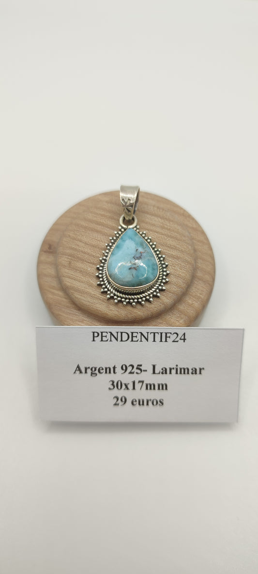 Pendentif Larimar