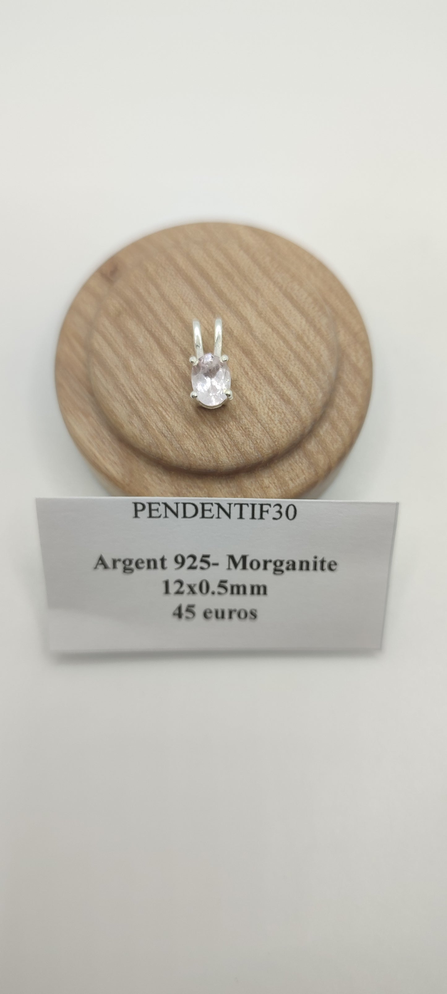 Pendentif Morganite