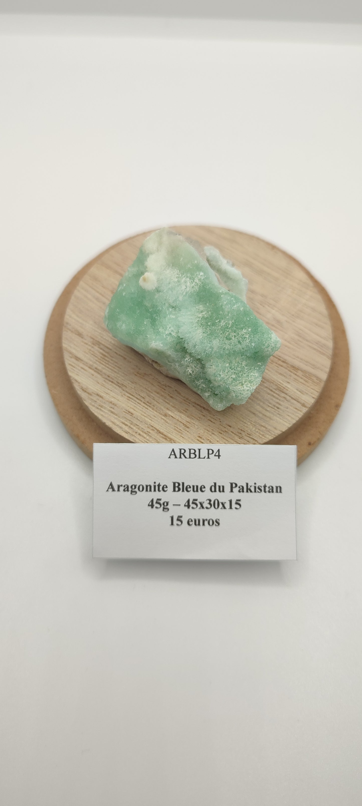 Aragonite Bleue du Pakistan