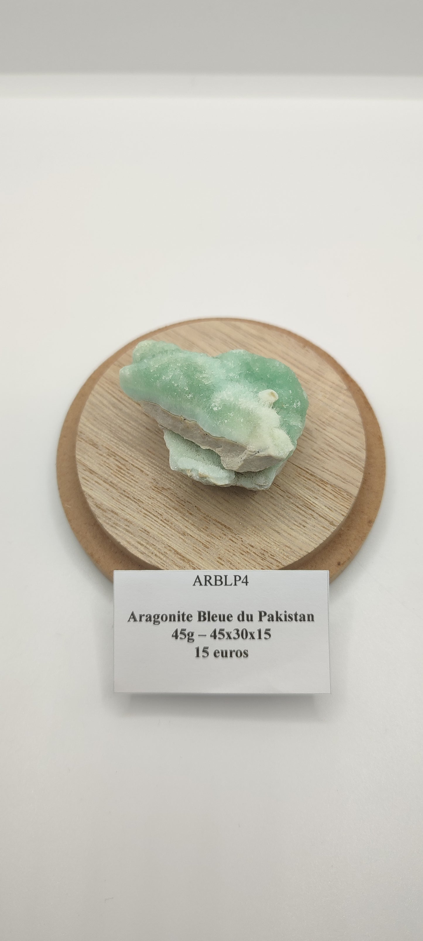 Aragonite Bleue du Pakistan