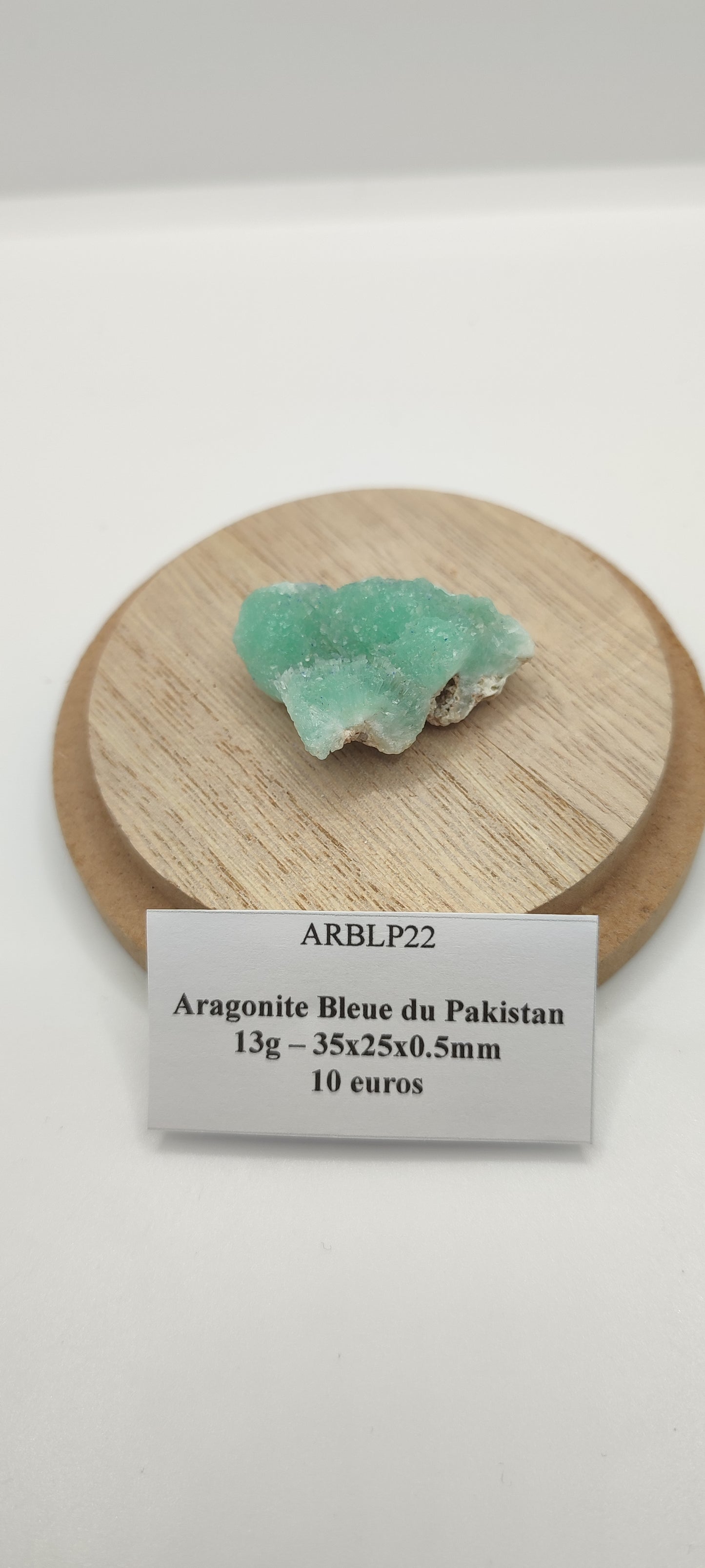 Aragonite Bleue du Pakistan