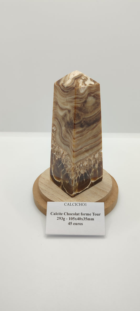 Tour en Calcite Chocolat