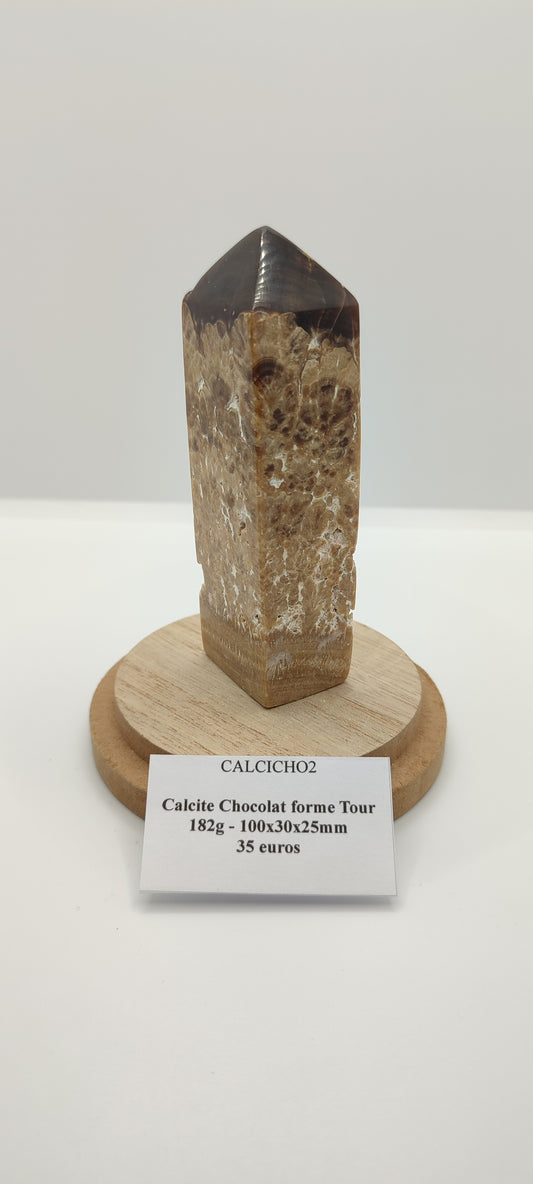Tour en Calcite Chocolat