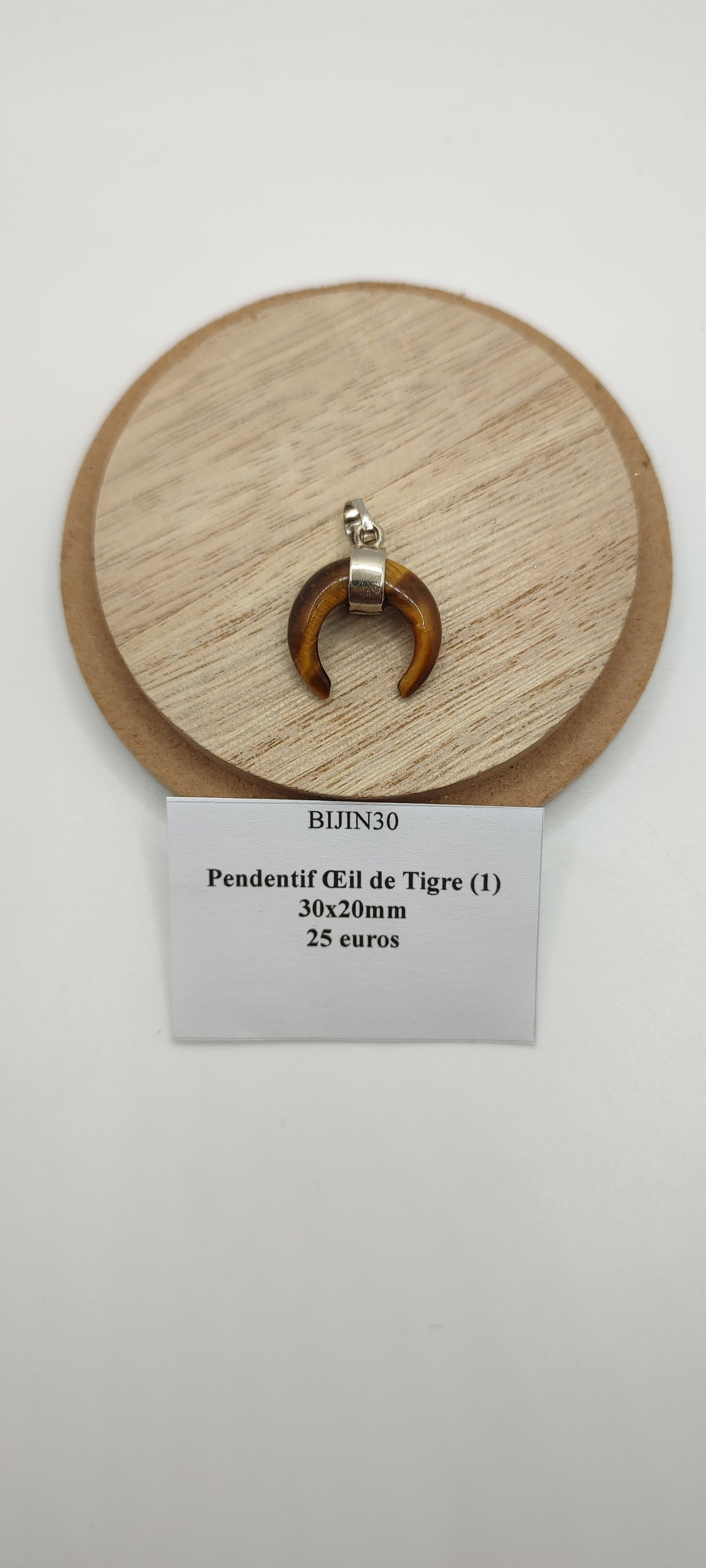 Pendentif Œil de Tigre