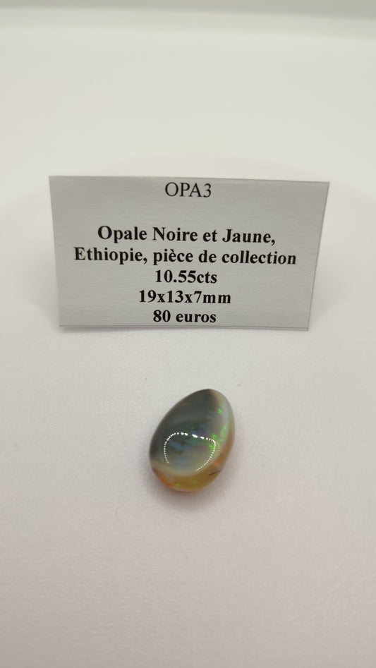 Opale Noire et Jaune